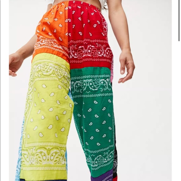 Urban outfitters urban renewal bandana pants - Picture 3 of 10
